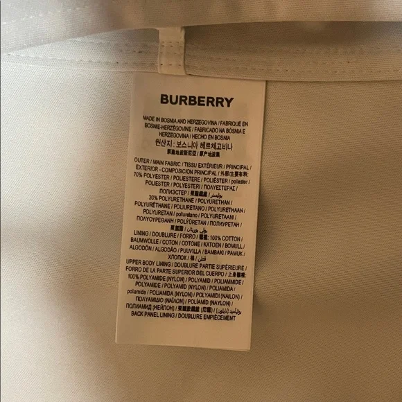 Burberry London Hartlebury Rubberized Coated Rain US 6 - Picture 9 of 11